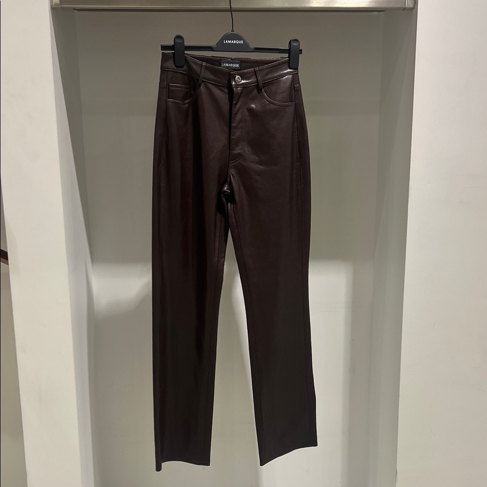 Lamarque womens Dark Brown Straight Jeans